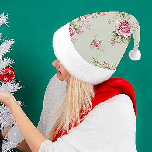Intage Valentine Rose Christmas Hat para Festas de Férias de Ano Novo Cosplay