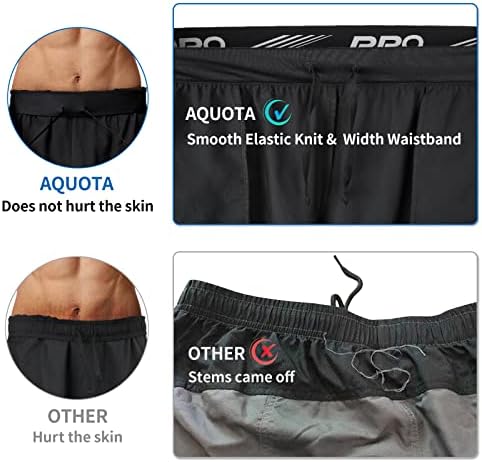 Aquota 2 pacote 5 9 Men Gym Workout Shorts