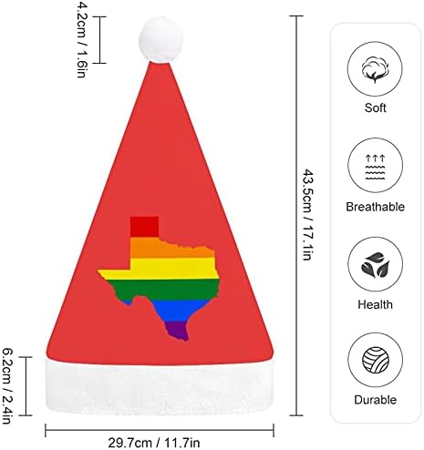 Chapéu de Natal do Pride Gay Pride para o Cosplay de Festas de Férias de Ano Novo