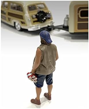 Campistas Figura 2 para modelos de escala de 1/18 por American Diorama 76335