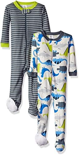Pijamas com 2 pés de back de garotos Gerber Baby