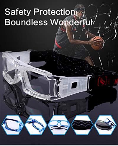 Óculos de basquete esportivo masculino do runworld óculos de segurança protetora para futebol hóquei rugby beisebol óculos