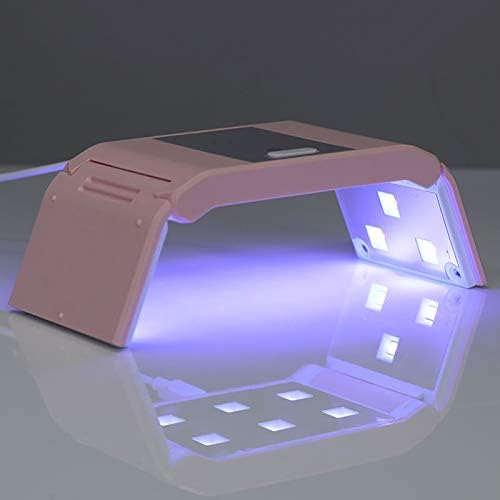 Lâmpada de LED de BHVXW para unhas secador 24w Rosa dobrável lâmpada para lâmpada de lâmpada de unhas em gel Lâmpada para verniz