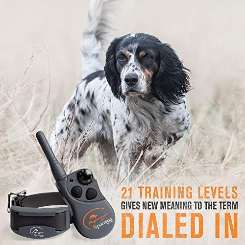 Brand SportDog FieldTrainer 425X Remote Trainer - colar de treinamento para cães recarregável com choque, vibração