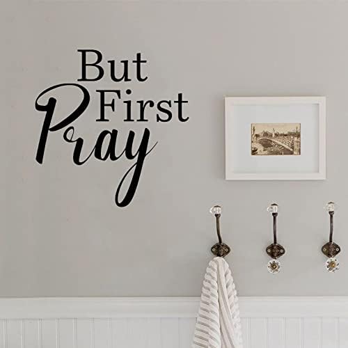 Mas os adesivos de parede de oração primeiro oram decalques de parede dos provérbios citações de vinil citações da porta decalque