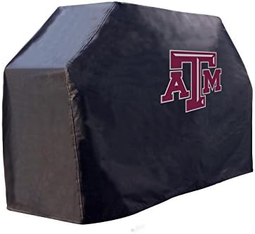 Texas A&M Aggies Hbs Black Outdoor Pesado respirável capa de churrasqueira de vinil churrasqueira