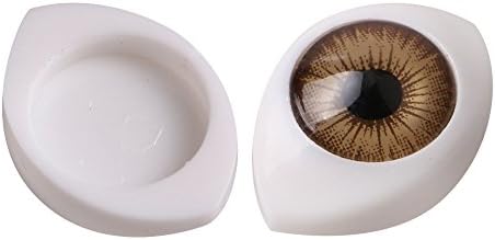 Olhos falsos de plástico de 9 mm para os olhos ova