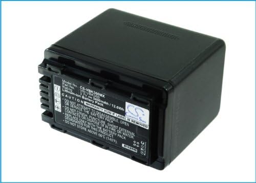 Cameron Sino New Replacement Battery Fit for Panasonic HC-V10, HC-V100, HC-V100M, HC-V500, HC-V500M, HC-V700, HC-V700M,