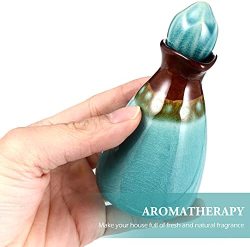 Oitto - óleos essenciais de cerâmica difusor Recarregável garrafas de amostra de perfume Blue Blue
