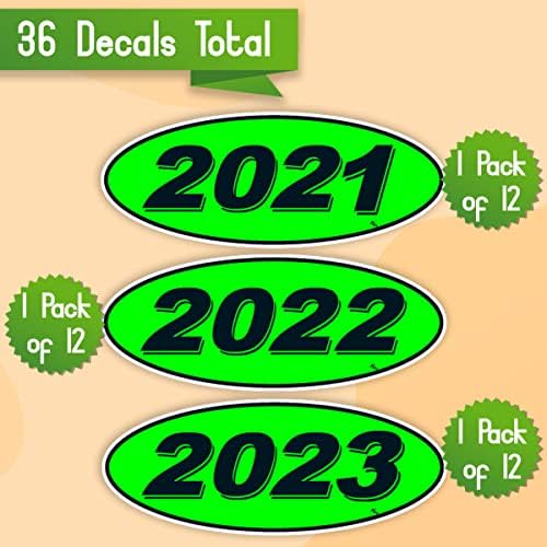 VERSA-TAGS 2021 2022 e 2023 Oval Ano Modelo Ano de Carros Os adesivos de janela de carros com orgulho feitos nos EUA Versa