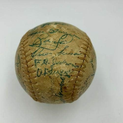 1954 Cuba Winter League Negro League Legends Assinou Game Usado Baseball JSA COA - MLB Game autografado usado Baseballs