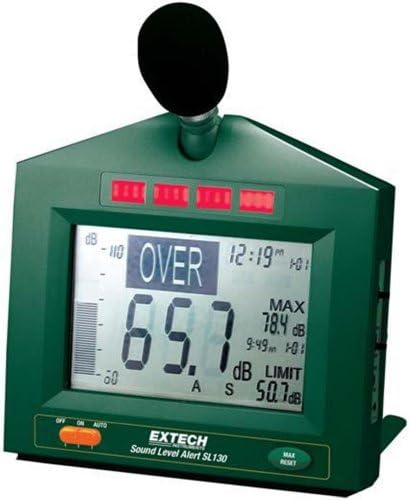 Extech SL130G Som Nível de alerta com alarme