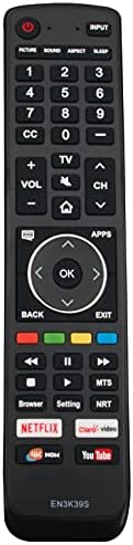 EN3K39S Replacement Remote Control Supports for Sharp TV LC-40Q5020U LC-43Q7500U LC-50Q7050U LC-55Q700U LC-55Q7500U LC-65Q7000U