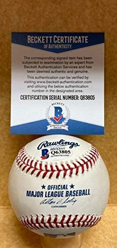 Adam Stern Boston Red Sox/judeu assinado Auto M.L. Baseball Beckett Q63805