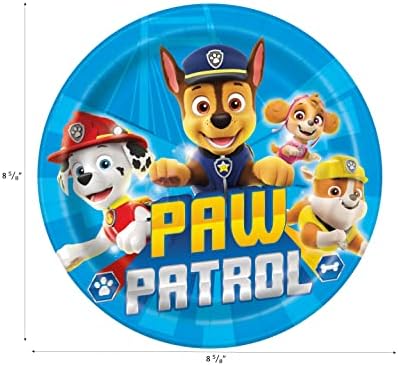 Pacote de suprimentos para festas de aniversário da patrulha Paw | Placas de patrulha da pata | Guardana