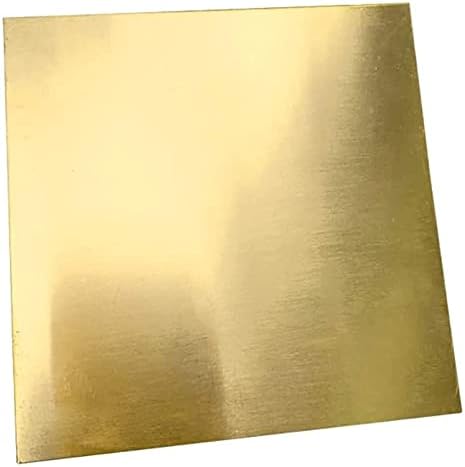 Placa Brass Folha de cobre Folha de lençol de latão Comprimento e tamanho de largura 4x8 polegadas Várias especificações