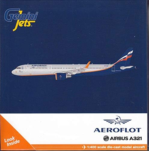 Gêmeos GJAfl1497 Aeroflot A321S VP-BAF / GEMGJ1497 1: 400 jatos de gêmeos Aeroflot Airbus A321-200 VP-BAF