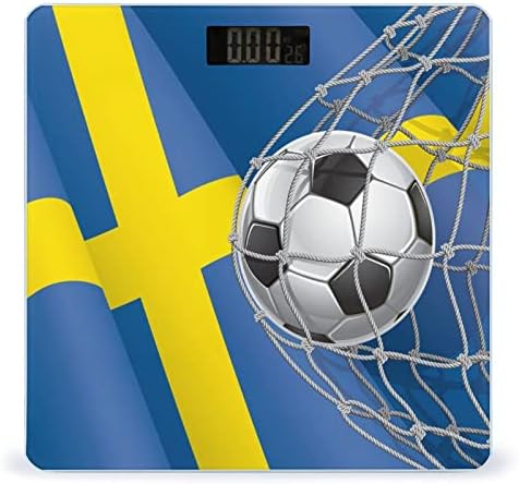 Objetivo do futebol e escala de peso da bandeira da Suécia