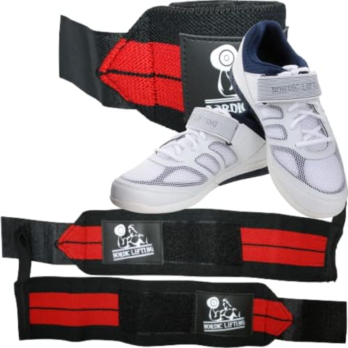 Irsções de pulso 1p - pacote vermelho com sapatos Venja Tamanho 11 - Branco