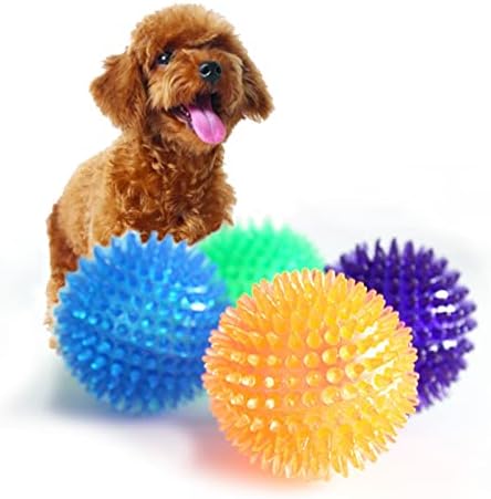 3pcs filhote de cachorro Pet Chew Toy Dentes molares Hedgehog Ball Puppy Game Interactive Educational Toy Pet Pet