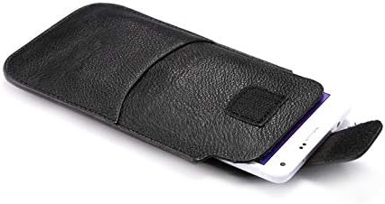 Caso do coldre Caixa universal de cinto de couro para Samsung para iPhone, capa de telefone da carteira de bolsa de couro para smartphone,