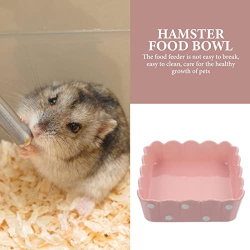 Patkaw Rabbit Food hamster tigela de cerâmica hamster prato de alimento da Índia tigela de água de porco de gaiola