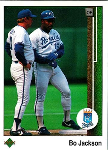 1989 Deck superior 221 Bo Jackson Kansas City Royals MLB Baseball Card NM-MT