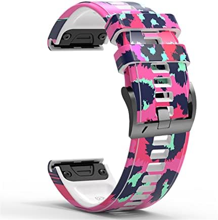 Tpuoti Wrist Band tiras para Garmin Fenix ​​5 5x mais 6 6x Pro 935 945 3HR Smart Watch Printing Sports Silicone WatchBand