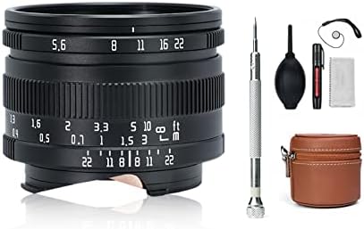 Astrhori 40mm f5.6 lente e anel adaptador para montagem Leica M