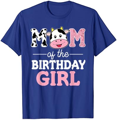 Mãe do aniversariante camisa de camisa da fazenda mamãe mamãe 1ª camiseta