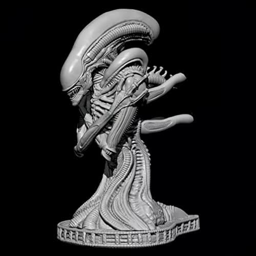 Goodmoel 70mm Antigo Kit de Figura de resina Busto de Criatura Alienada Antiga, Miniaturas / XK-7389