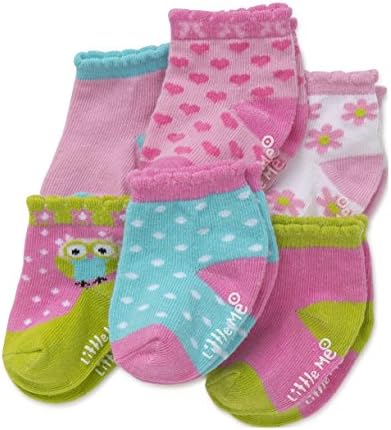 Little Me Baby-Girls 6 Pack Variety Socks