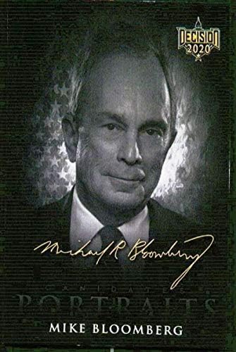 2020 Decisão de folhas Retratos de candidatos CP20 Mike Bloomberg Trading Card