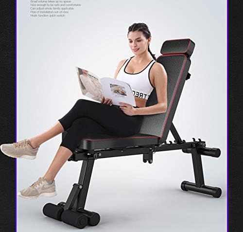 Banco de Fitness de Dumbbell ajustável Topyl, estúdio de ginástica e fitness, equipamento de exercício de cadeira romana de bancada