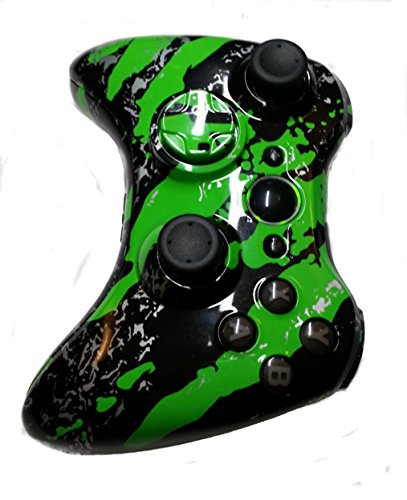 Xbox 360 Green Hydro mergulhado / Modded Rapid Fire Controller / Sniper Scope / Shot Shot / Drop Shot / Rápido / Auto Auto / Mimic /