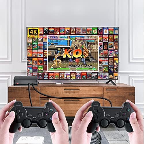 DDARKHORSE M8 Plus Quad-core TV Video Game Console ， 4K HD embutido 10000 mais jogos PS Retro Games ， com controlador de jogo para