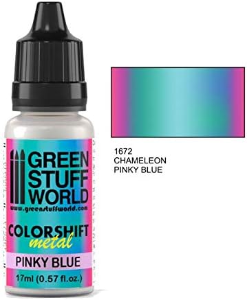 Green Stuff World - Chameleon Metal Pinky Blue 1672 para modelos e miniaturas