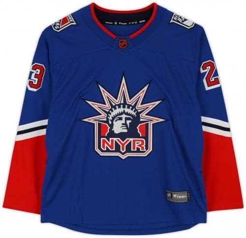 A Adam Fox New York Rangers autografou 2022-23 Special Edition 2.0 Fanatics Breakaway Jersey - Jerseys autografadas da NHL