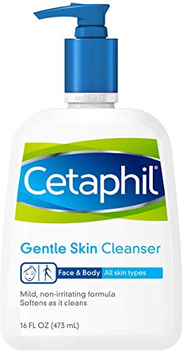 Limpador de pele suave Cetaphil para todos os tipos de pele 16 oz