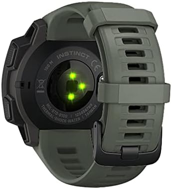Tpuoti liberação rápida Silicone watchband tira para garmin Instinct replacement strap Easy fit watch wirstband