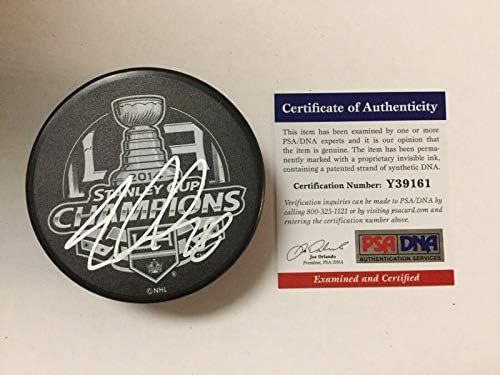 Jarret Stoll assinou autografado 2014 Stanley Cup Kings Hockey Puck PSA/DNA COA A - Pucks NHL autografados