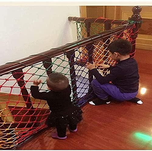 Awsad Color Interegada Líquida de Segurança Varanda Proteção da Escada Rede Crianças Crianças Antifra Proteção Decorativa