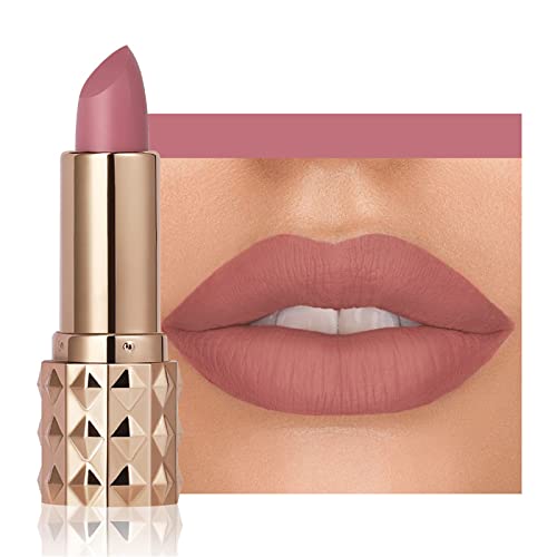 WGUST FLOR BROW Lipstick com maquiagem labial Veludo duradouro High Pigmment Pigmento Nude Impermeável Lip Gloss Velvet Lipstick