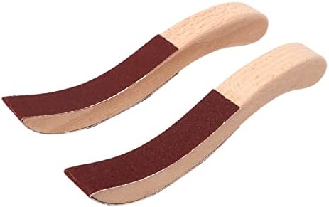 Martelo de polimento de feltro, fácil de segurar lixar rápido 1 par de forma de lixamento de martelo de madeira de madeira
