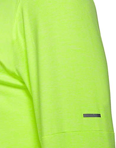 Nike dri-fit masculino de 1/2-zip, volt/branco, grande