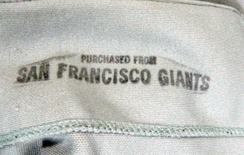 1993 San Francisco Giants Steve Hosey 29 Jogo emitido Gray Jersey DP08486 - Jogo usado MLB Jerseys