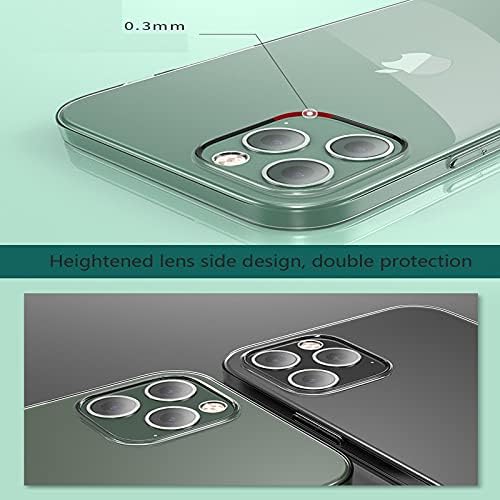 Coffea Clear Caso para iPhone 12 Pro Max Case à prova de choques do choque capa Caixa de pára -choques 6,7 polegadas