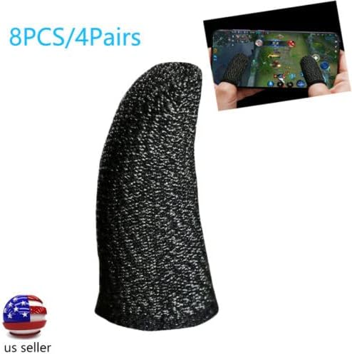 4Pairs Screen Gaming Sleeve Sleeve Controller Mobile Sweat Proof Luvas
