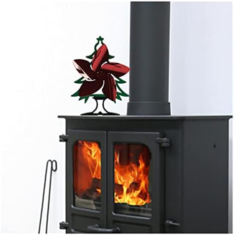 Lynlyn lareira fã forma de calor resistente a lenha de madeira queima de fogão Acessórios do ventilador do soprador para casa