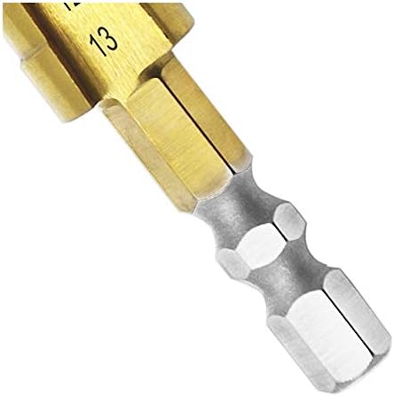 Ferramentas de perfuração de metal de etapa DIY Bits de broca de titânio 3-13/3-12/4-12/4-20/4-22/4-32mm Ferramentas de corte de mesa de cone de cones de aço carpintaria
